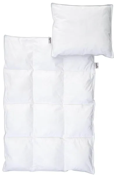 BabyDan Heart Microfiber vauvapeitto ja vauvatyyny, 67x100/40x45 cm