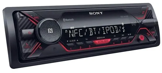 Sony DSX-A410BT - Auto - digitaalinen vastaanotin - kojelautayksikkö - Single-DIN - Autoradio
