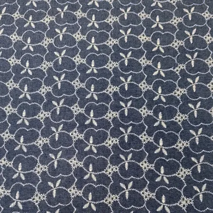 Denim Kangas 145cm 60 Print - 50cm