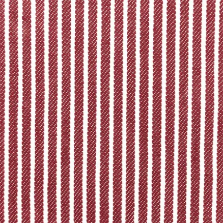 Denim Kangas 145cm 015 Punaiset Raidat - 50cm