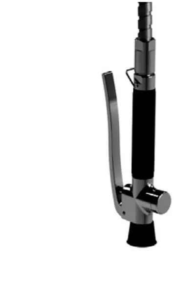 Kriss käsisuihku Euroclean-suurtaloushanalle yksittäinen 1/2rg