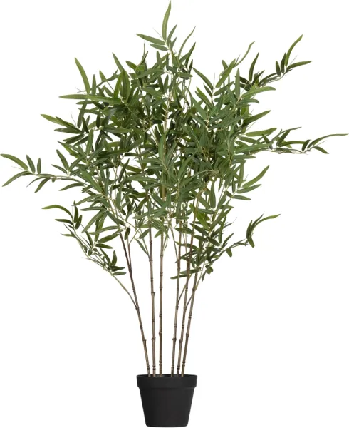 Bambusa, keinotekoinen kasvi, vihreä, K100x110x110 cm