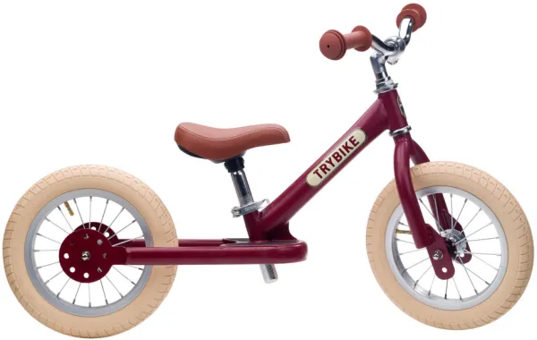 Potkupyörä, 2-pyöräinen, Vintage punainen
