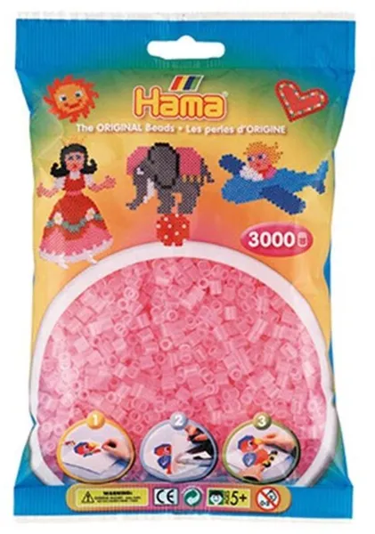 HAMA Midi Helmet 3000 kpl Läpinäkyvä Pinkki - 0172