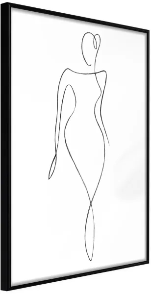 ARTGEIST Juliste kehyksellä - Impeccable Figure Kultainen 40x60