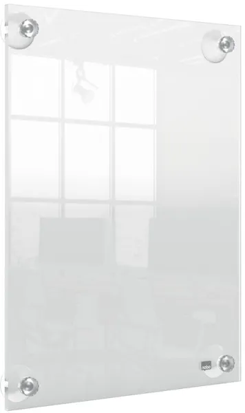 Nobo Premium Plus A4 läpinäkyvä akryylinen seinään kiinnitettävä julisterehyys, siirrettävä