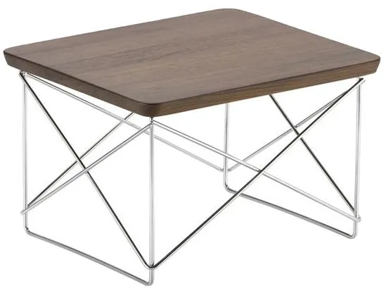 Vitra Occasional LTR Yöpöytä Pähkinä/Kromi