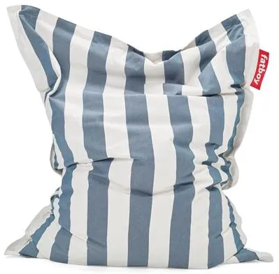 Fatboy Original Ulkokäyttöön Säkkituoli Stripe Ocean Blue