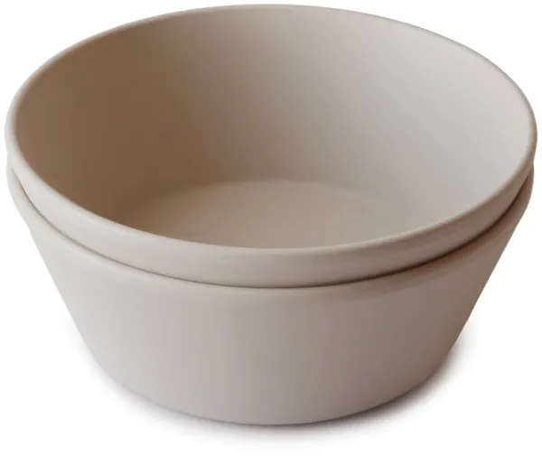 Pyöreät Kulhot 2-Pakkauksessa - Vanilla