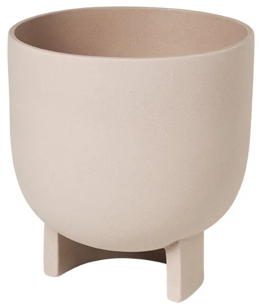 KRISTINA DAM STUDIO Serene kukkaruukku, L - Hiekkaterrakotta